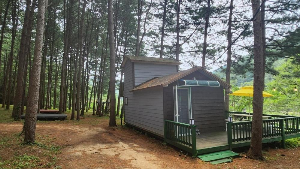 Hongcheon Gongjaksan Recreational Forest Pension エクステリア 写真